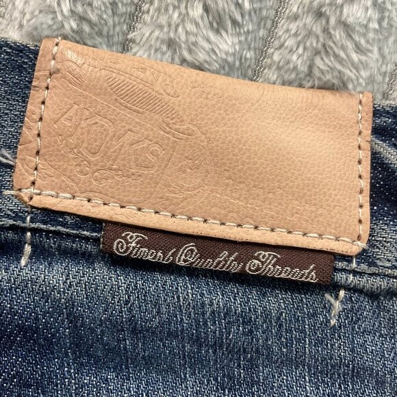 Akademiks Jeans Mens 36 True‎ Fit Y2K Distressed Embroidered Streetwear Denim - Picture 13 of 14